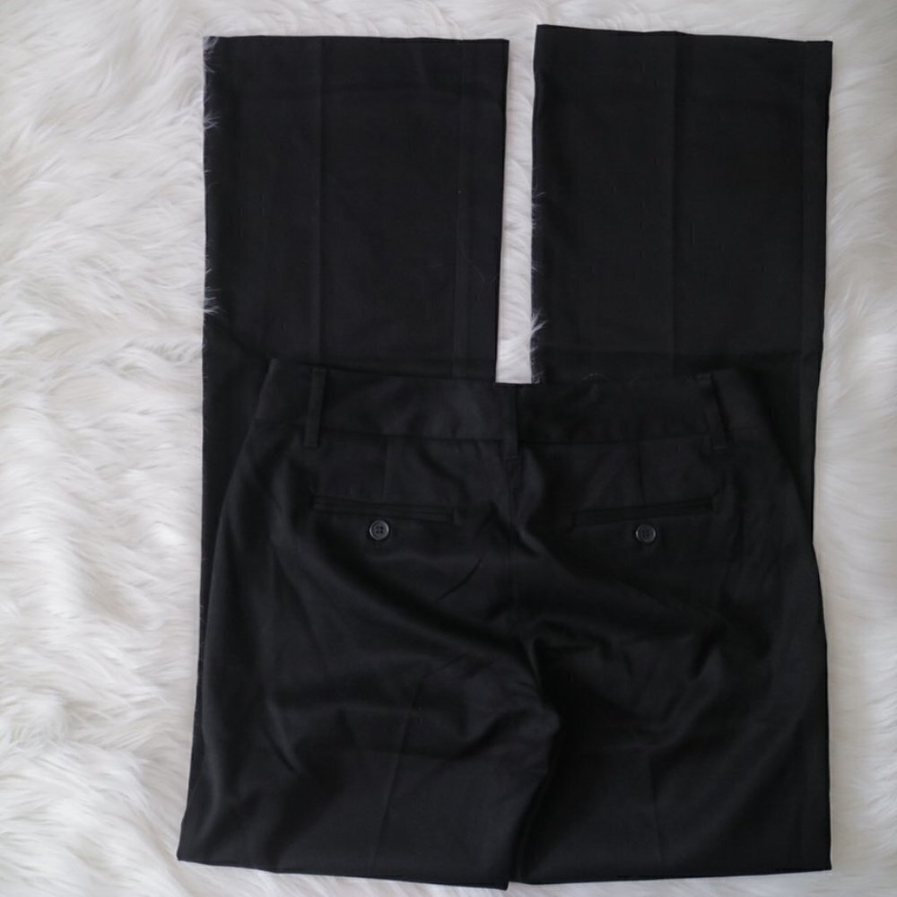 NEW Harve Bernard Women Black Dress Working Wide Leg Pants Size 2 - Picture 4 of 5